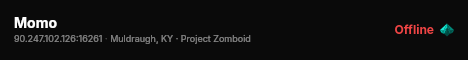 Momo live status badge