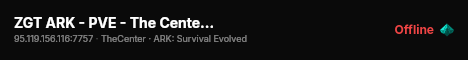 ZGT ARK - PVE - The Center (EU) - (v361.7) live status badge