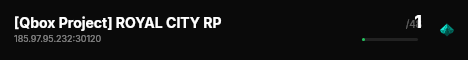 [Qbox Project] ROYAL CITY RP live status badge