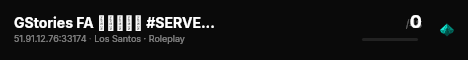GStories FA ▬▬▬↭🡺 #SERVEUR↭FUN 🡸↭▬▬▬ 💜 live status badge