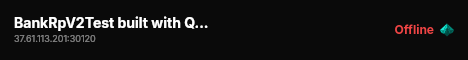 BankRpV2Test built with QBCore Framework by JericoFx & Kakarot & Hamy! live status badge