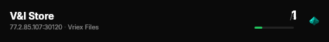 V&I Store live status badge