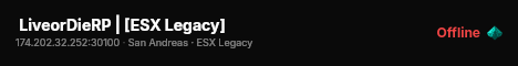  LiveorDieRP | [ESX Legacy] live status badge