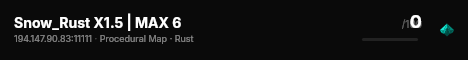 Snow_Rust X1.5 | MAX 6 live status badge