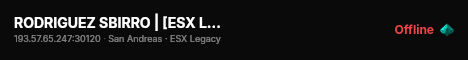 RODRIGUEZ SBIRRO | [ESX Legacy] live status badge