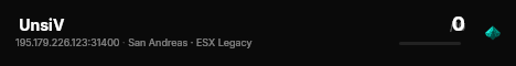  UnsiV live status badge