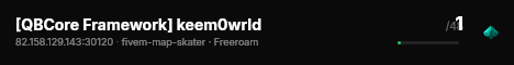 [QBCore Framework] keem0wrld live status badge