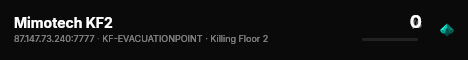 Mimotech KF2 live status badge
