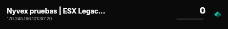 Nyvex pruebas | ESX Legacy Server live status badge