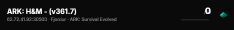 ARK: H&M - (v361.7) live status badge