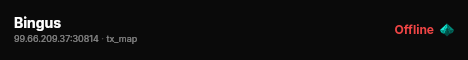 Bingus live status badge