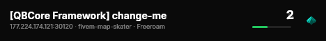 [QBCore Framework] change-me live status badge
