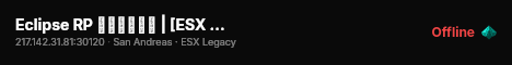 Eclipse RP الكسوف | [ESX Legacy] live status badge