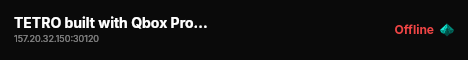TETRO built with Qbox Project by The Community! live status badge