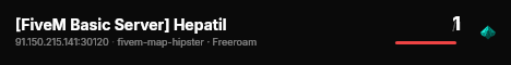 [FiveM Basic Server] Hepatil live status badge