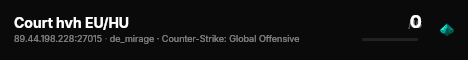 Court hvh EU/HU live status badge