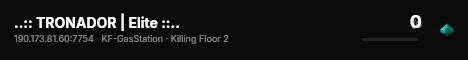 ..:: TRONADOR | Elite ::.. live status badge
