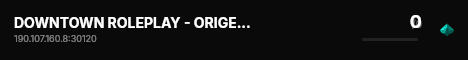 DOWNTOWN ROLEPLAY - ORIGENS - DESDE 2019 live status badge