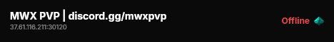 MWX PVP | discord.gg/mwxpvp live status badge
