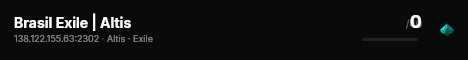 Brasil Exile | Altis live status badge