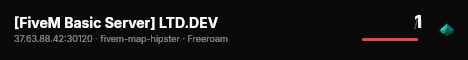 [FiveM Basic Server] LTD.DEV live status badge