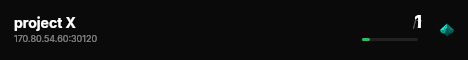 project X live status badge