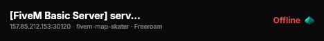 [FiveM Basic Server] serverpeds2 live status badge
