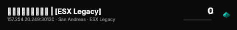 中文角色扮演服务器 | [ESX Legacy] live status badge