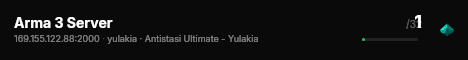 Arma 3 Server live status badge
