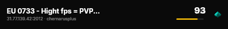 EU 0733 - Hight fps = PVP - More Loot live status badge