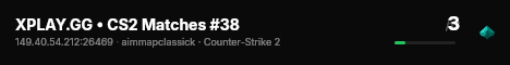XPLAY.GG • CS2 Matches #38 live status badge