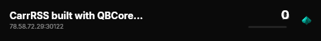 CarrRSS built with QBCore Framework by JericoFx & Kakarot & Hamy! live status badge