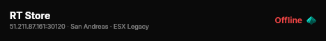 RT Store live status badge