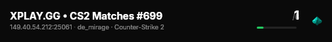 XPLAY.GG • CS2 Matches #699 live status badge