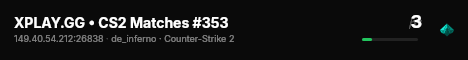 XPLAY.GG • CS2 Matches #353 live status badge