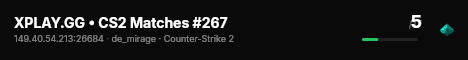 XPLAY.GG • CS2 Matches #267 live status badge