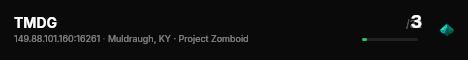 TMDG live status badge