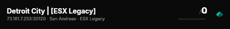 Detroit City | [ESX Legacy] live status badge