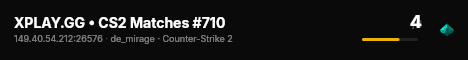 XPLAY.GG • CS2 Matches #710 live status badge