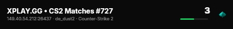 XPLAY.GG • CS2 Matches #727 live status badge