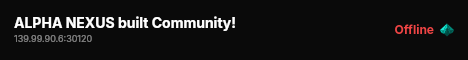 ALPHA NEXUS built Community! live status badge