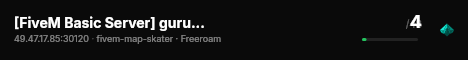[FiveM Basic Server] gurugameryt live status badge