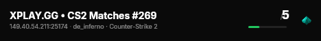 XPLAY.GG • CS2 Matches #269 live status badge