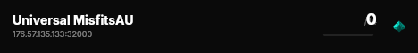 Universal MisfitsAU live status badge