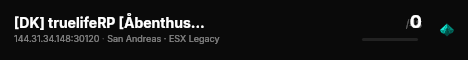 [DK] truelifeRP [Åbenthus] - discord.gg/wGKr5uqEyp live status badge