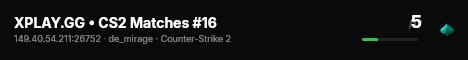 XPLAY.GG • CS2 Matches #16 live status badge