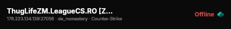 ThugLifeZM.LeagueCS.RO [Zombie Outstanding New IP!] live status badge