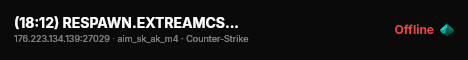 (18:12) RESPAWN.EXTREAMCS.COM # [|RESPAWN|SKINS|] live status badge
