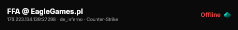 FFA @ EagleGames.pl live status badge