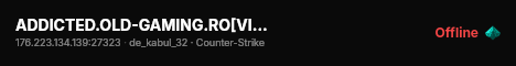 ADDICTED.OLD-GAMING.RO[VIP]+18 live status badge